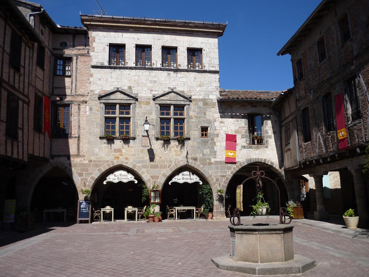 Hotel Des Consuls Castelnau-de-Montmiral ภายนอก รูปภาพ